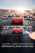 Lenovo V7AHD Siyah 1080P Araç içi 9.6inç Dokunmatik Dikiz Ayna Gece Görüşü Ön ve Arka Araç Kamerası - 2