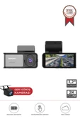 Lenovo R1/5369 Siyah 2K Wifi Araç içi Dokunmatik Ön Ve Arka Araç Kamerası - 1