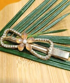 Monalisa Home Lüks Gösterişli  Parıltılı Yan Pens Toka - 1