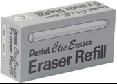 Pentel Kalem Silgi Yedeği Clic Eraser 2 Jelatinli 2'li Beyaz - 6
