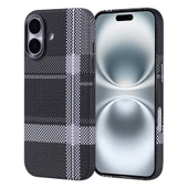 iPhone 16 Kılıf Magsafe Şarj Özellikli Karbon Fiber Görünümlü Nekst Kılıf thumbnail 3