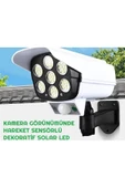 Solar Enerjili Hareket Sensörlü Taklit Güvenlik Kamera Uzaktan Kumandalı - 3