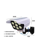 Solar Enerjili Hareket Sensörlü Taklit Güvenlik Kamera Uzaktan Kumandalı - 4