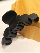 Monalisa Home Sert Plastik6cm Lüks Siyah Mandal Toka - 1