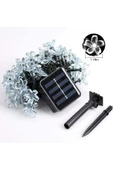 Solar Güneş Enerjili Çiçek Papatya Led 8 Mod Beyaz Dekorasyon Bahçe Teras Aydınlatması thumbnail 3