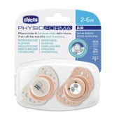 Chicco PhysioForma Air 2'li Silikon Emzik 2-6 Ay Kız - 1