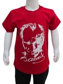 Atatürk Baskılı Kırmızı Tişört - 1