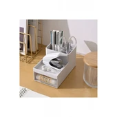 Piev Çekmeceli Bölmeli Çok Amaçlı Düzenleyici Mini 3 lü Organizer - 4
