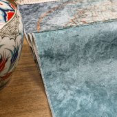 Çeyizlik Seccade Feyruz Mavi 65x115 cm - 320 gr - 5