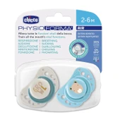 Chicco PhysioForma Air 2'li Silikon Emzik 2-6 Ay Erkek - 5
