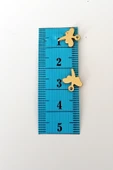 Oya Abiye Bileklik Kolye Pleksi Metalik Plastik Pul Altın Renk 8 gram 90 adet - BNC495 - 2
