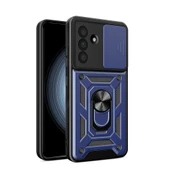 Gpack Samsung Galaxy A36 uyumlu Kılıf Pars Sürgülü Vega Yüzüklü Sert Silikon thumbnail 4