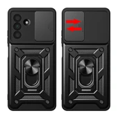 Gpack Samsung Galaxy A36 uyumlu Kılıf Pars Sürgülü Vega Yüzüklü Sert Silikon thumbnail 2