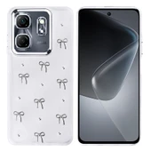 Gpack İnfinix Hot 50i uyumlu Kılıf Kenarlar Airbagli Simli Şeffaf Kutup Kapak thumbnail 1