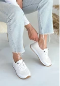 Tone Beyaz Cilt Bağcıklı Spor Ayakkabı thumbnail 3