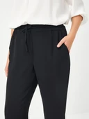 Faik Sönmez Minimalist Bel Bağlamalı Kadın Midi Pantolon - Günlük Şıklık thumbnail 4