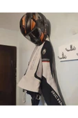CANEREGE Motosiklet Bisiklet Scooter Kask Ve Mont Duvar Askısı Kask Tutucu Mont Askılıklı Vida Dübel Dahil V2 - 4