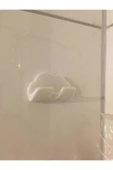 CANEREGE Yapışkanlı Bulut Banyo Düzenleyici - Jilet Tutucu Plastik Aparat thumbnail 3