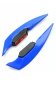 CANEREGE 2 adet motosiklet Winglet aerodinamik Spoiler kanat yan Spoile motosiklet aksesuarları kask bıçağı - 1
