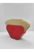 Nerva Design 3D Kırmızı Renkli Filtre Kahve Kağıdı Tutucu Stant Masaüstü - 2