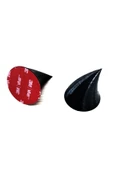 Kask Boynuz Süsü 4.5cm Takım Siyah 3m Bantlı - 1
