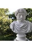 CANEREGE Roma İmparatoru Marcus Aurelius Dekoratif Obje Kitaplık Dekor Hediyelik Biblo thumbnail 2