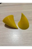 Kask Boynuz Süsü Aksesuarı Takım Sarı Kask Boynuzu - 2