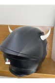 3DTASARIMDOKTORU Kask Boynuzu (beyaz) - 2