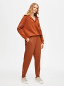 Faik Sönmez Oversize Midi Kadın Pantolon - Günlük Stil - Sweatshirt Kumaş thumbnail 6