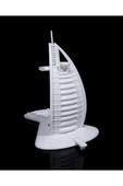 Burj el-Arab ev ofis dekor ürünü 12x17x17 cm ölçülerinde thumbnail 5