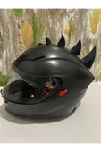 Motosiklet Kask Dikeni Kask Aksesuarı Kask Sivri Uçlar - Dikenli Görünüm Kask Aparat - 1
