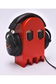 Nerva Design 3D Pacman Dekoratif Masaüstü Kulaklık Standı  Kulaklık Tutacağı - 1