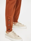 Faik Sönmez Oversize Midi Kadın Pantolon - Günlük Stil - Sweatshirt Kumaş thumbnail 3