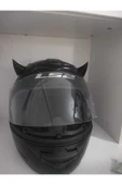 3D Kask Boynuzu 2'li Set Siyah - 1