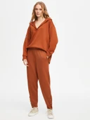 Faik Sönmez Oversize Midi Kadın Pantolon - Günlük Stil - Sweatshirt Kumaş thumbnail 1