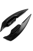 CANEREGE 2 adet motosiklet Winglet aerodinamik Spoiler kanat yan Spoile motosiklet aksesuarları kask bıçağı - 1
