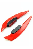 CANEREGE 2 adet motosiklet Winglet aerodinamik Spoiler kanat yan Spoile motosiklet aksesuarları kask bıçağı - 1