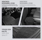 Ford Focus 2 Sedan 2004-2011 Ekonomik 3D Havuzlu Paspas Siyah 5 Parça Star Oto Paspası - 4