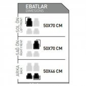 Chevrolet Avalanche Ekonomik 3D Havuzlu Paspas Siyah 5 Parça Star Oto Paspası thumbnail 2