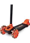 Furkan Cool Wheels Led Işıklı 3 Tekerlekli Yükseklik Ayarlı Turuncu Scooter FR58918 - 2