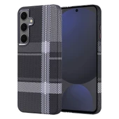 Samsung Galaxy S24 FE Kılıf Kablosuz Şarj Özellikli Karbon Fiber Görünümlü Nekst Kapak thumbnail 3