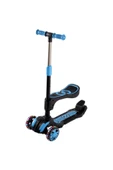 Furkan Toys Cool Wheels Led Işıklı Oturaklı Mavi Combo Scooter FR59557 - 1
