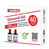 EDDING LEGAMAS  B.TAHTA MUREKKE 100ML KIRMIZI 2 LI - 1