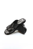 Hakiki Deri  Erkek Düz Terlik 018MA798X169 - 4