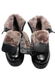 Hakiki Deri Kürklü  Kadın Klasik Bot 757KZA21075 thumbnail 5