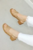 Hakiki Deri  Kadın Klasik Sandalet 621ZA916 - 10