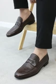 Hakiki Deri Kösele  Erkek Klasik Ayakkabı 237MA5968 thumbnail 7