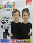 Gümüş Erkek Çocuk Termal Fanila Üst İçlik - 1
