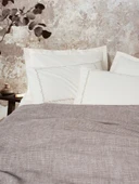 Cotton Box Embrova Şönil Çift Kişilik Yatak Örtüsü/Pike Takımı Loom Bej thumbnail 3