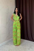 Yeşil Pullu Yelek Ve Pantolon Takım - 2